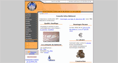 Desktop Screenshot of conseils-infos-batiment.fr